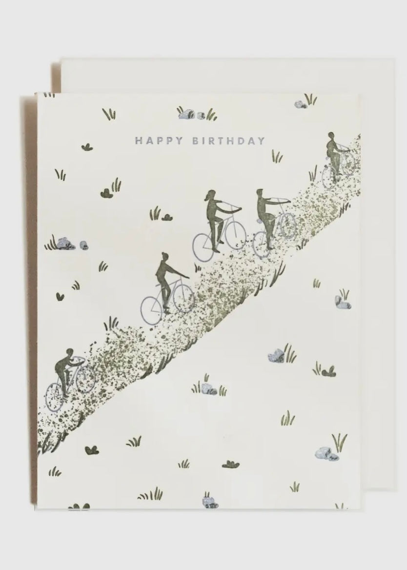 Birthday Trail Greeting Card