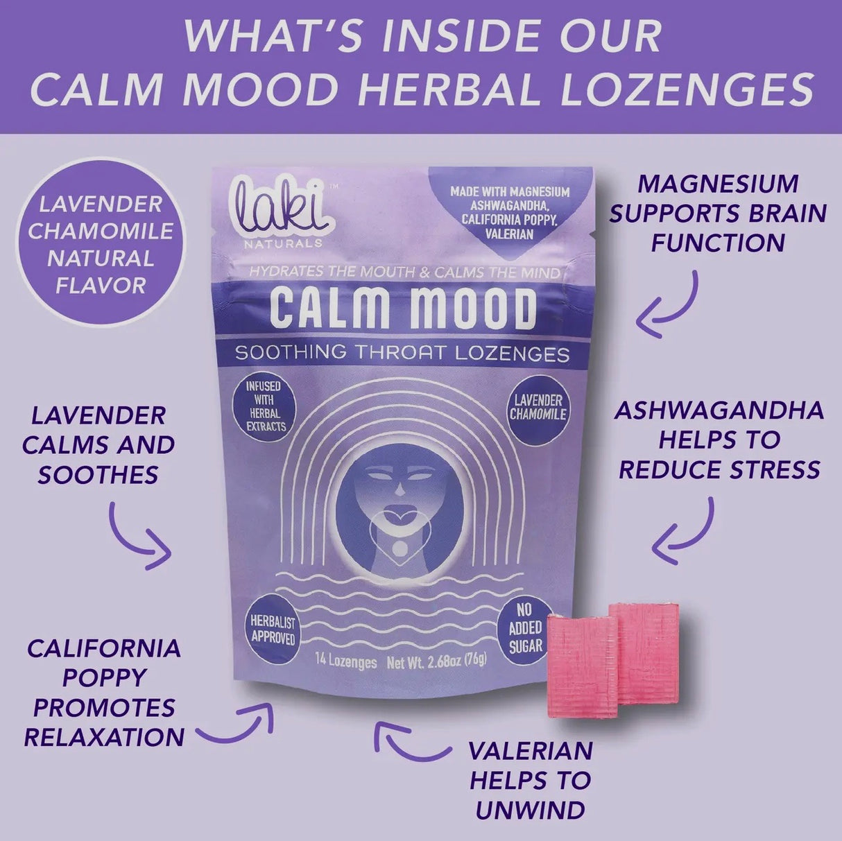 Functional Herbal Lozenges - Calm Mood