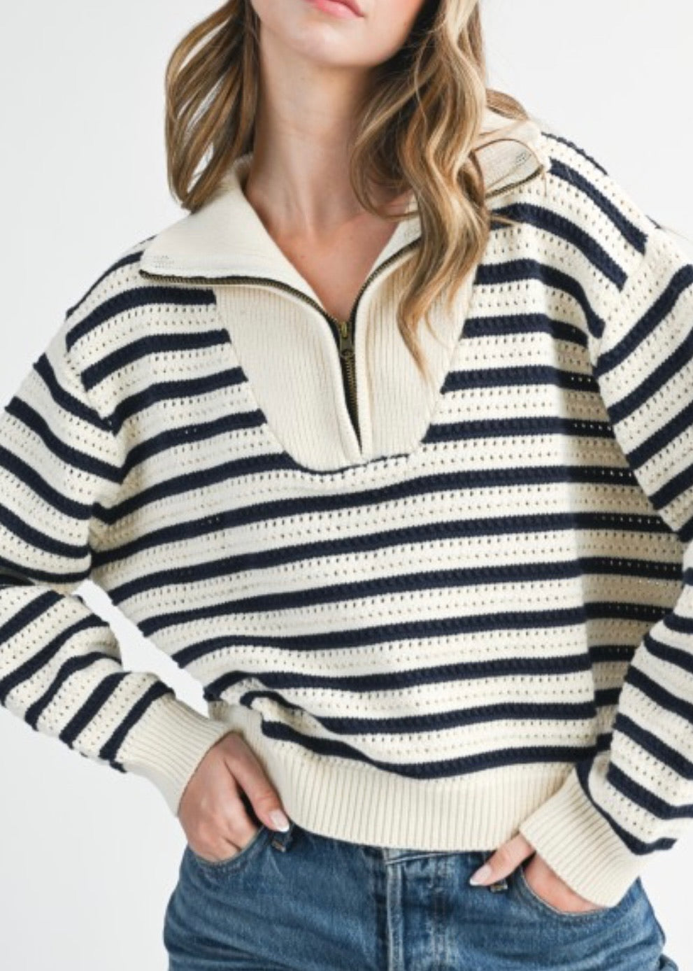 Selma Half Zip Sweater