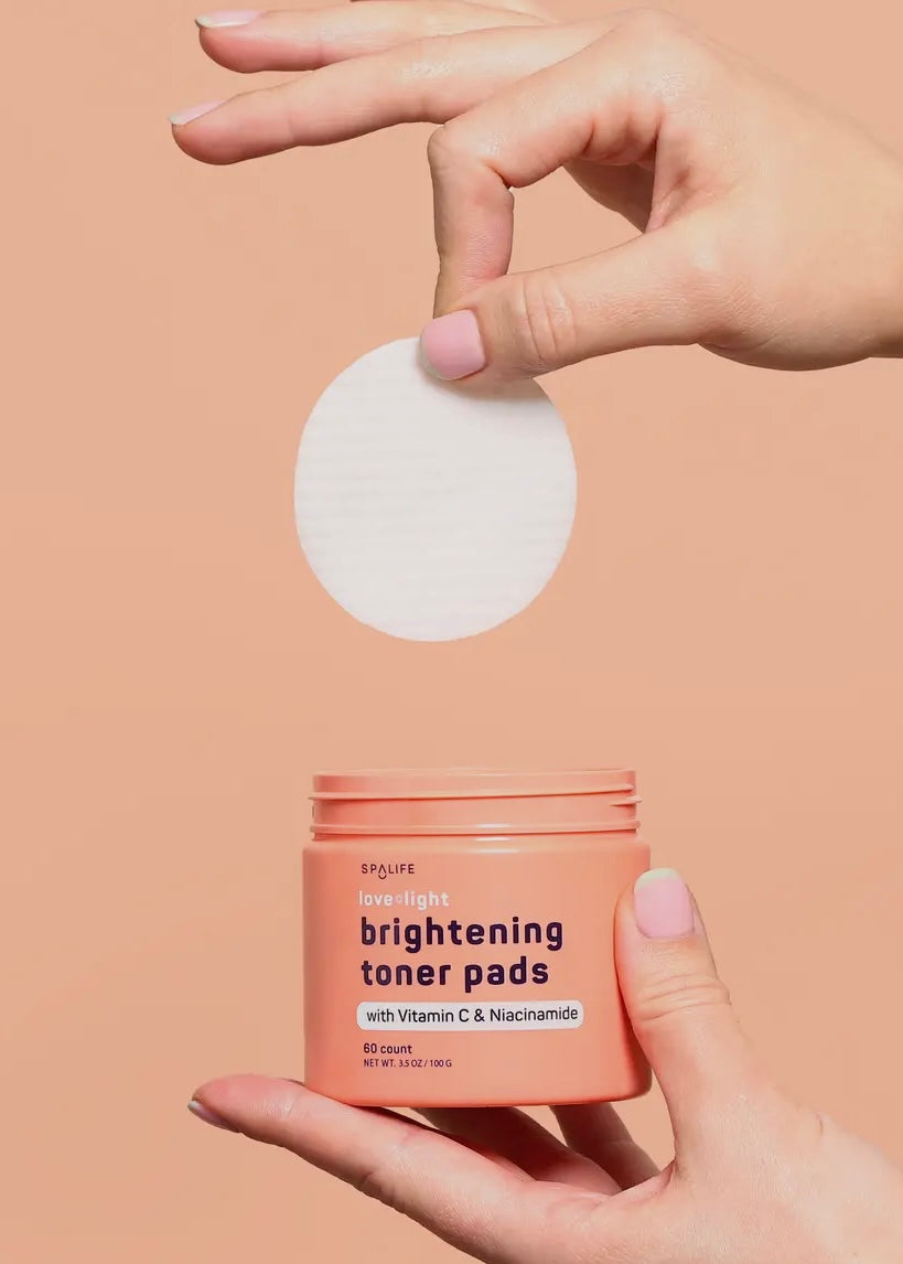 Love + Light Brightening Toner Pads - 60 Count