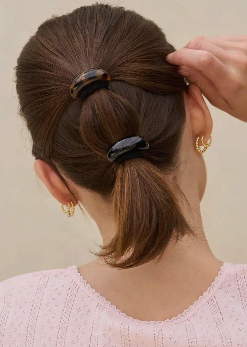 Black & Tort Cloud Cuffs