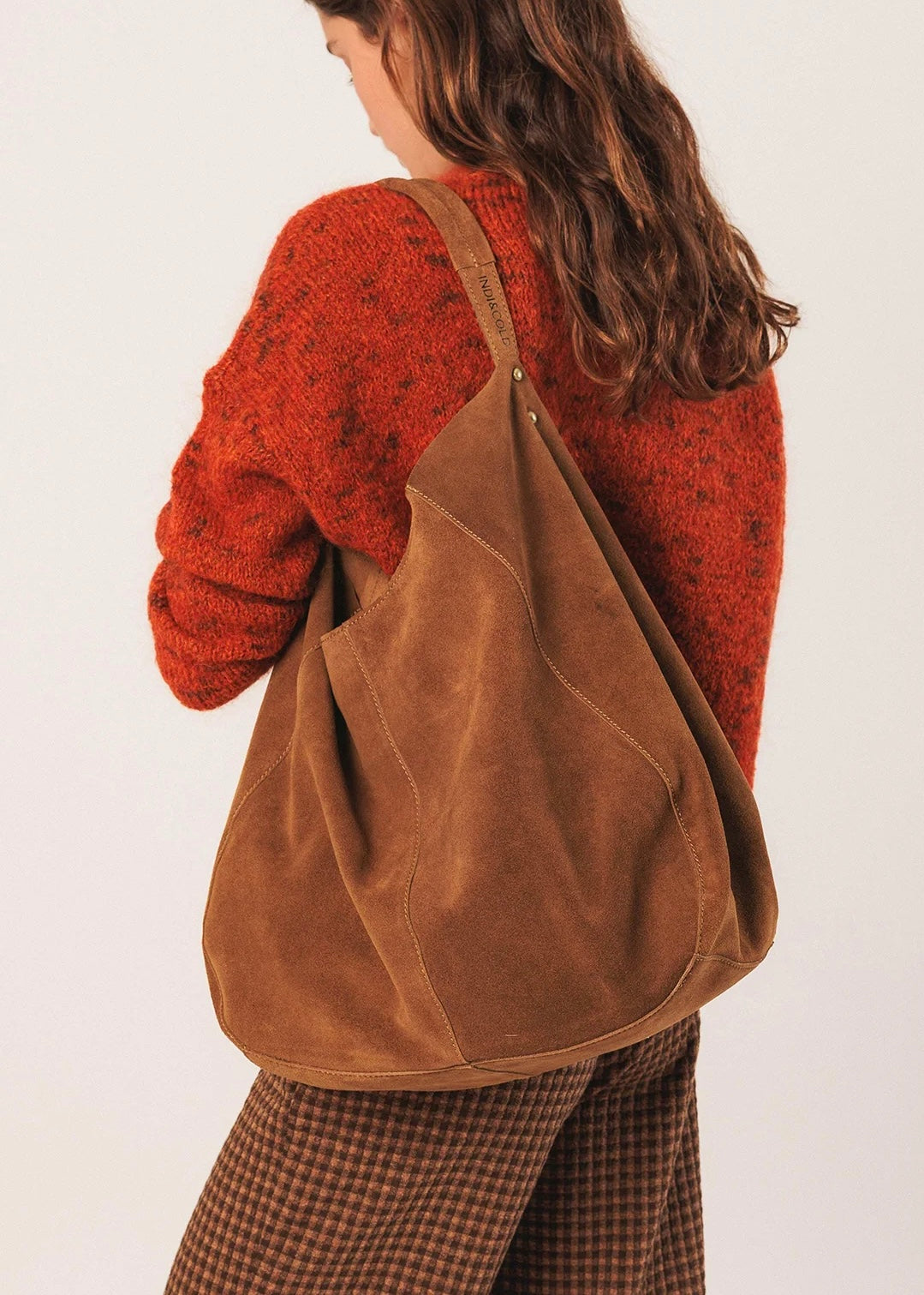 Suede Tote Bag