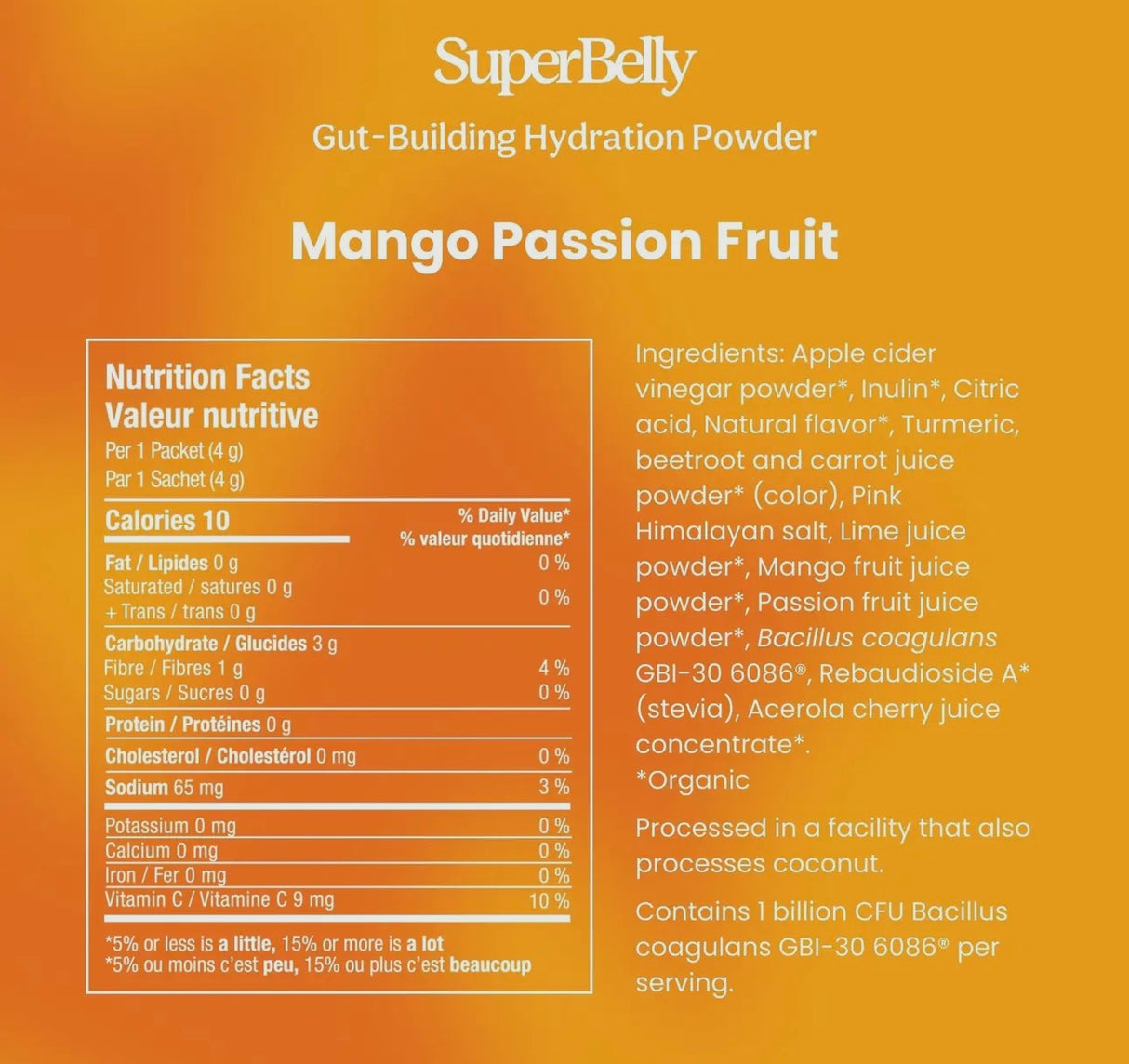 SuperBelly Mango Passionfruit