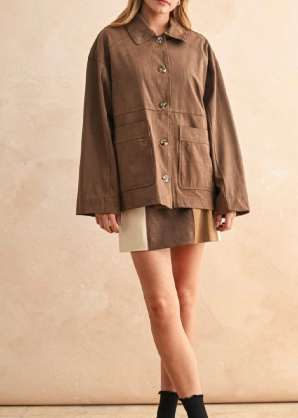 Chocolate Suede Jacket