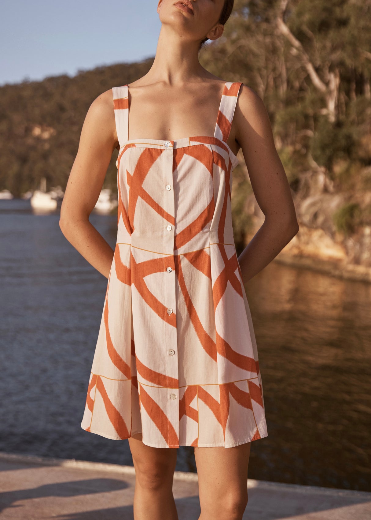 Yasmin Short Printed Dress