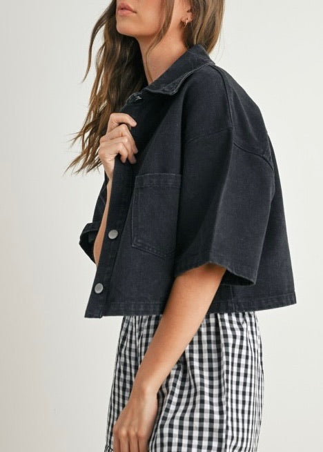 Johnny Cropped Jacket