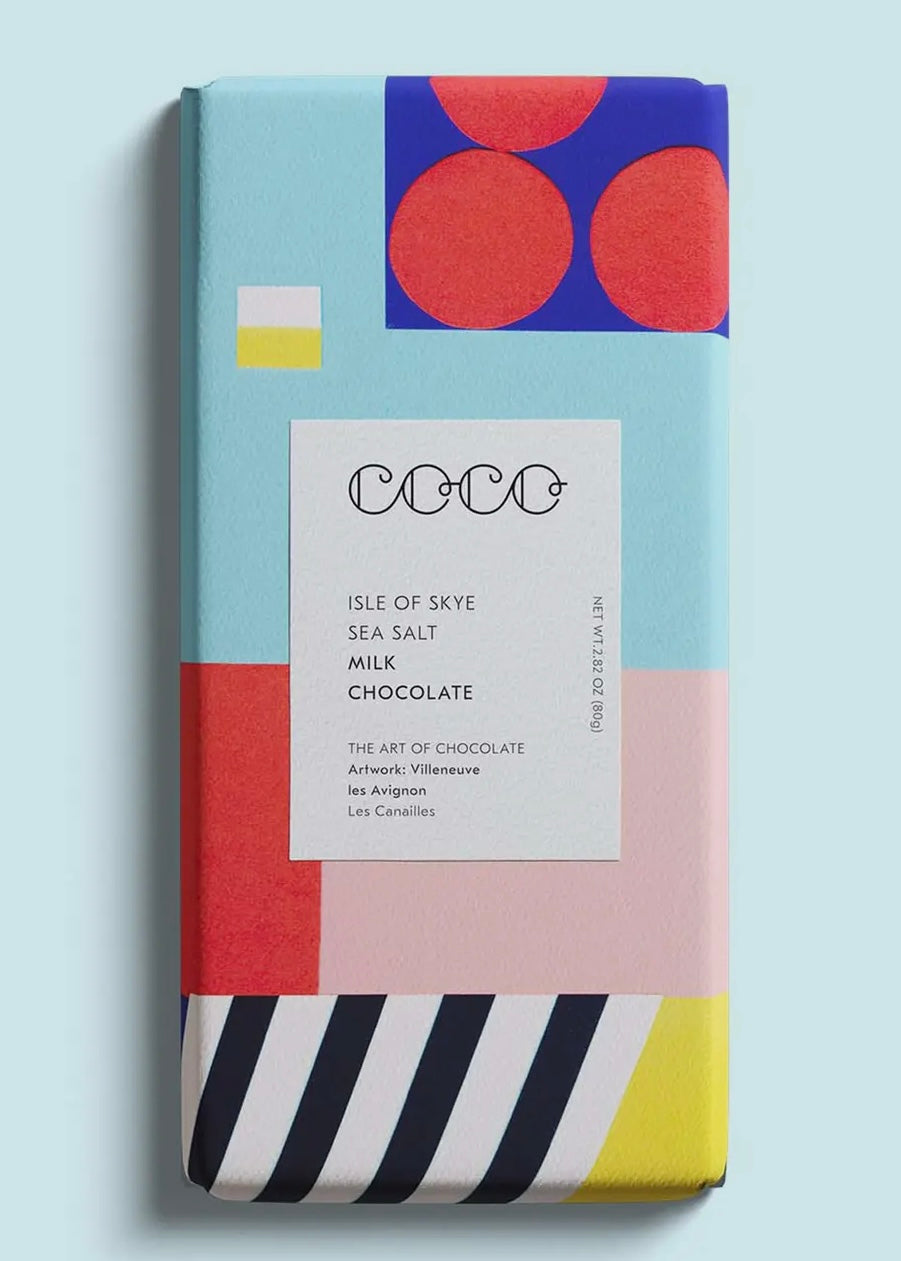 Isle of Skye Sea Salt Milk Chocolate Bar