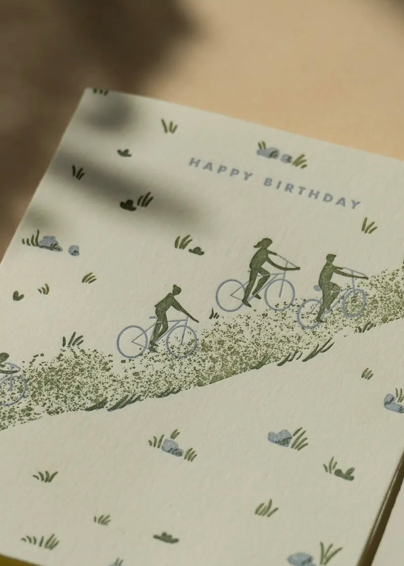 Birthday Trail Greeting Card