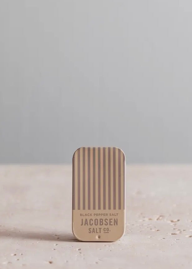 Infused Black Pepper Sea Salt Slide Tin