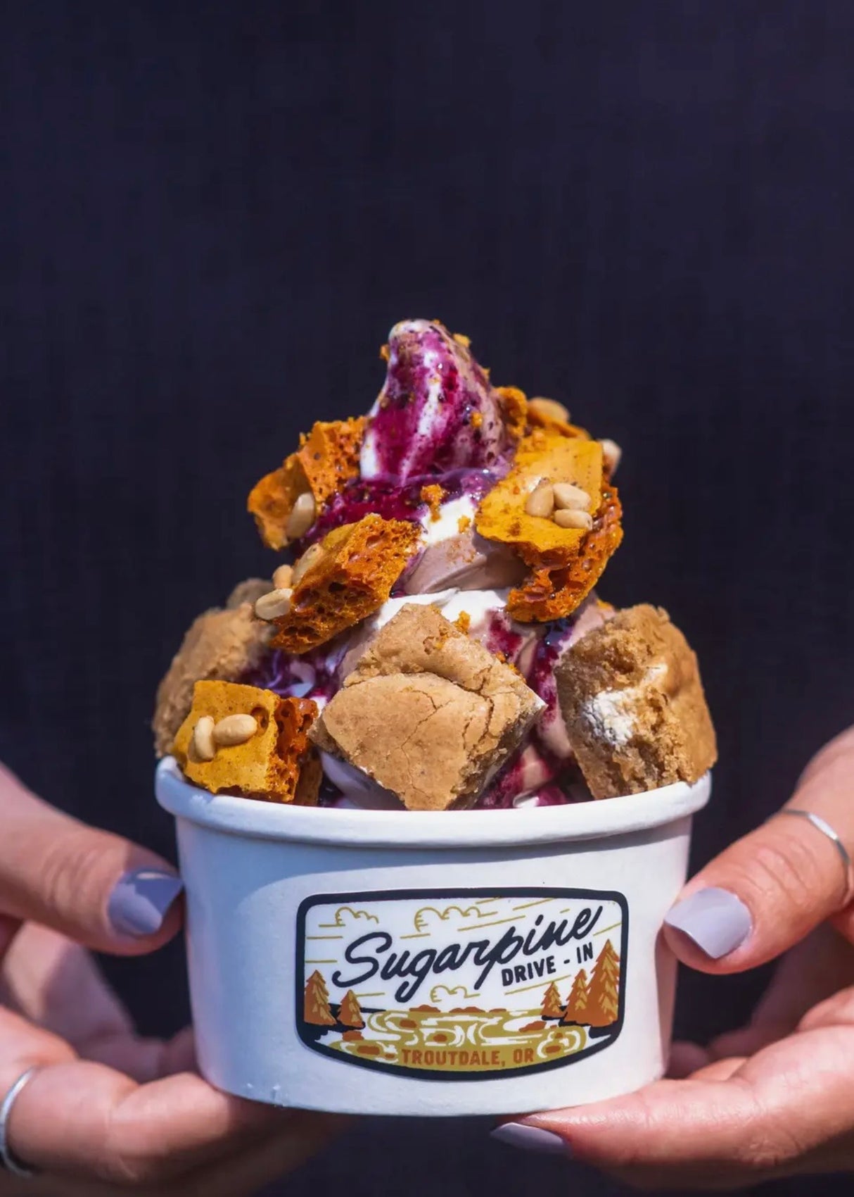 Blueberry Lavender Sundae Sauce