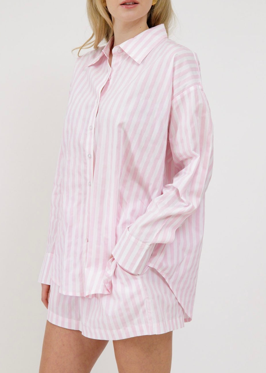 Poplin Button Up Shirt