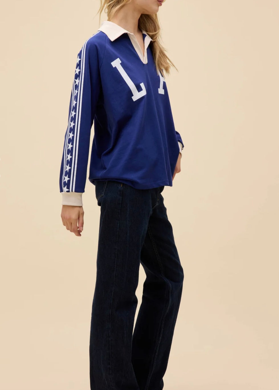 Los Angeles Raglan Rugby Top