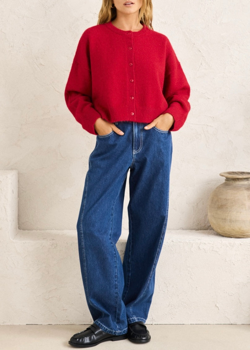 Estelle Fluffy Knit Cardigan