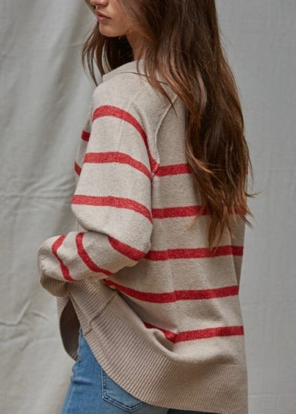 Julia Stripe Sweater