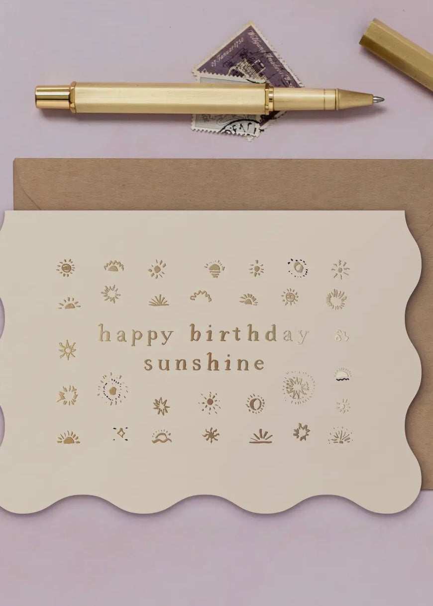 Sunshine Birthday Card