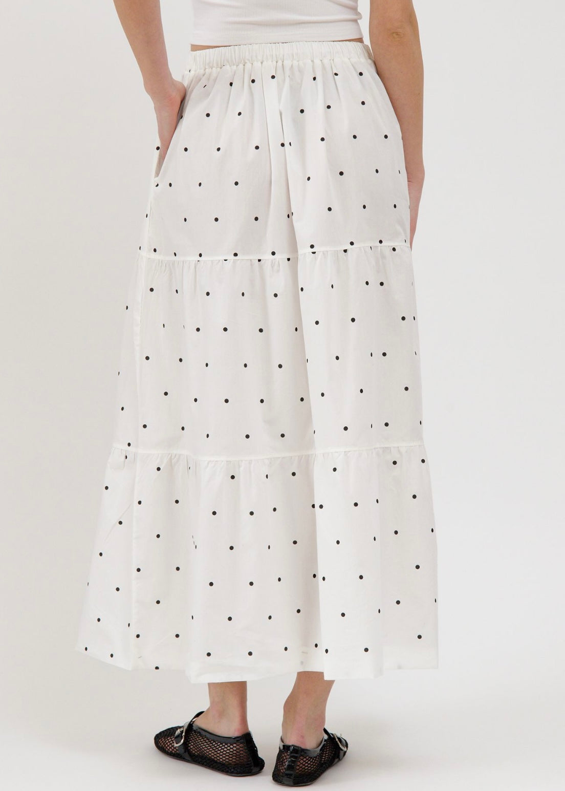 Poplin Long Skirt