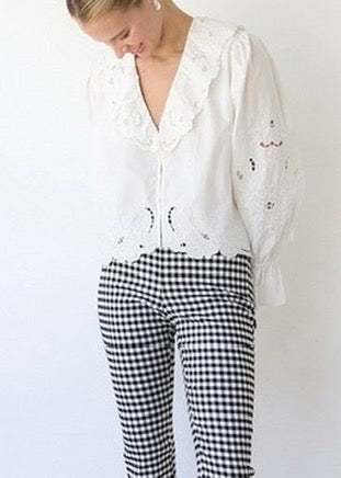 Scottie Ruffle Blouse