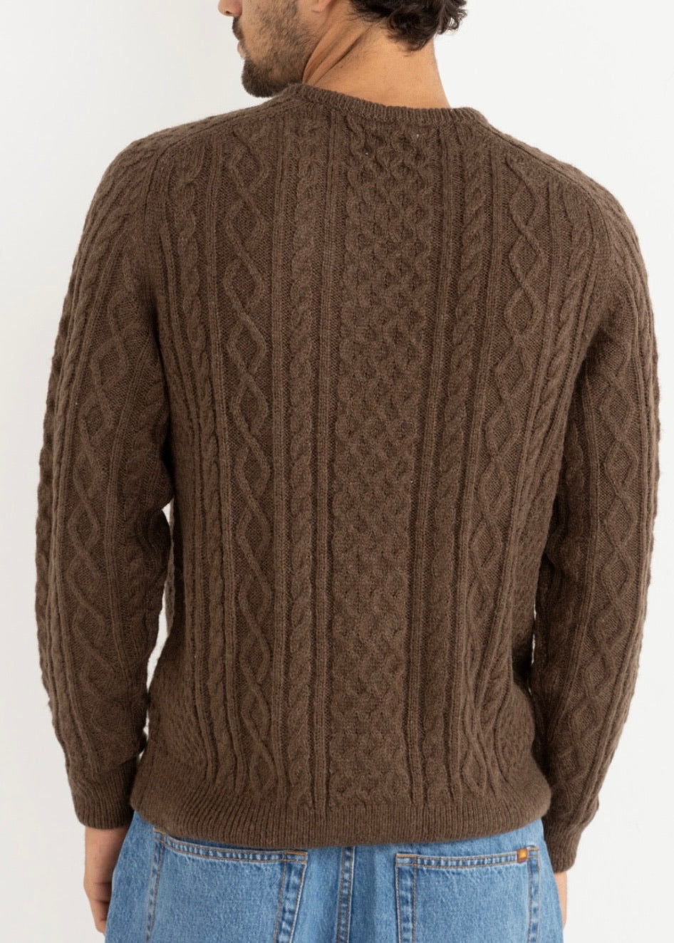 Mohair Fishermans Knit Sweater