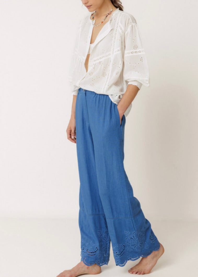 Lace Trim Pant