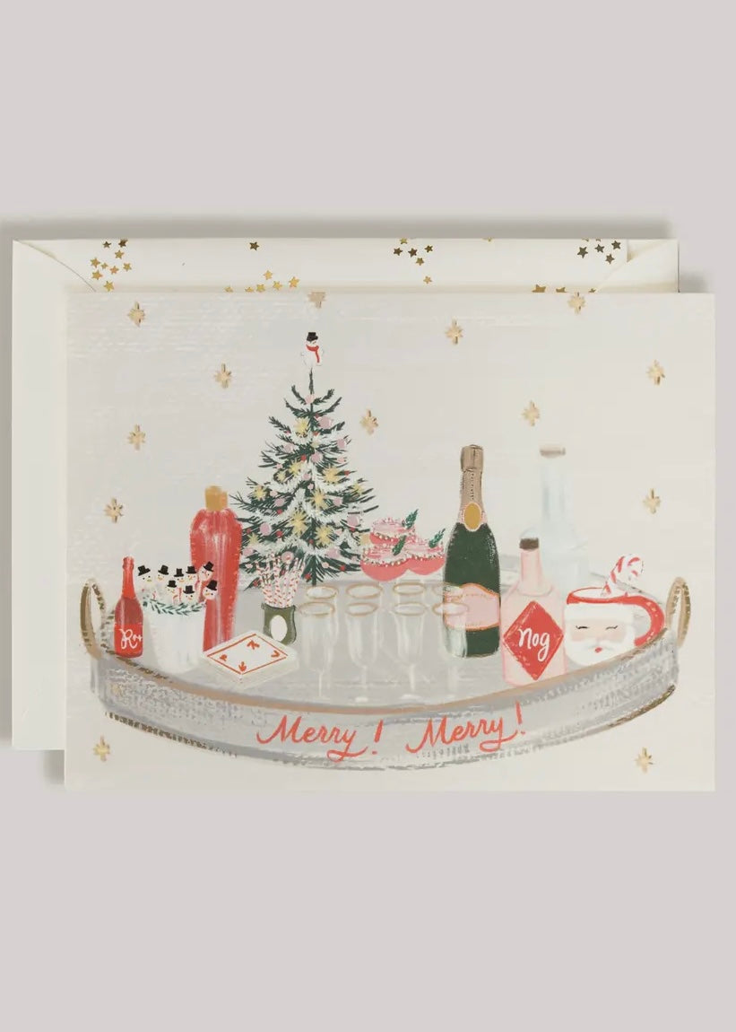 Merry Tray Holiday Card