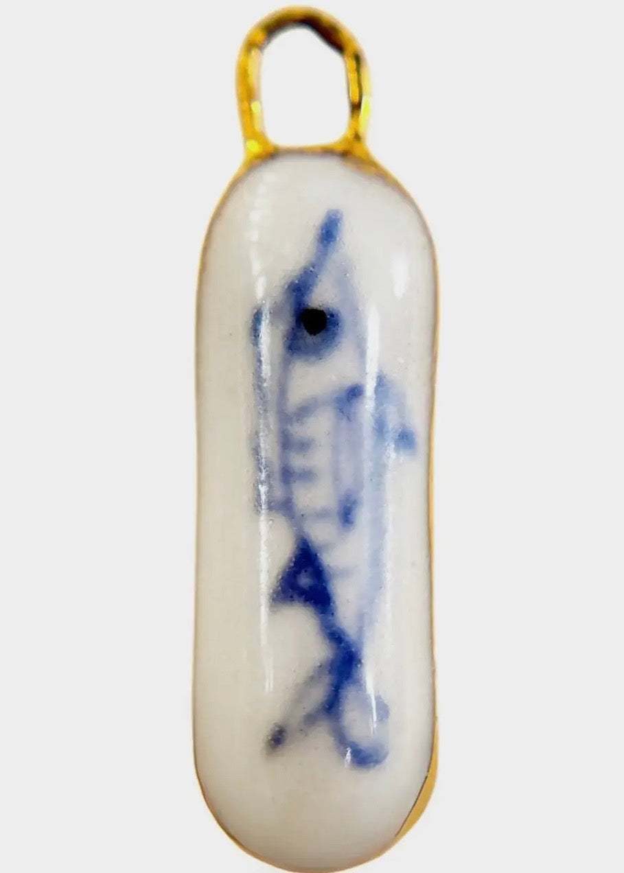 Lucky Blue Fish Charm