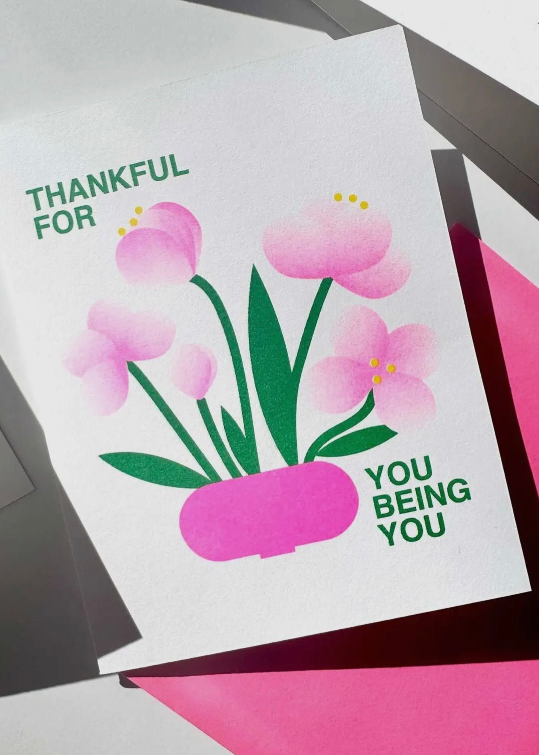 Risograph Thank You Card