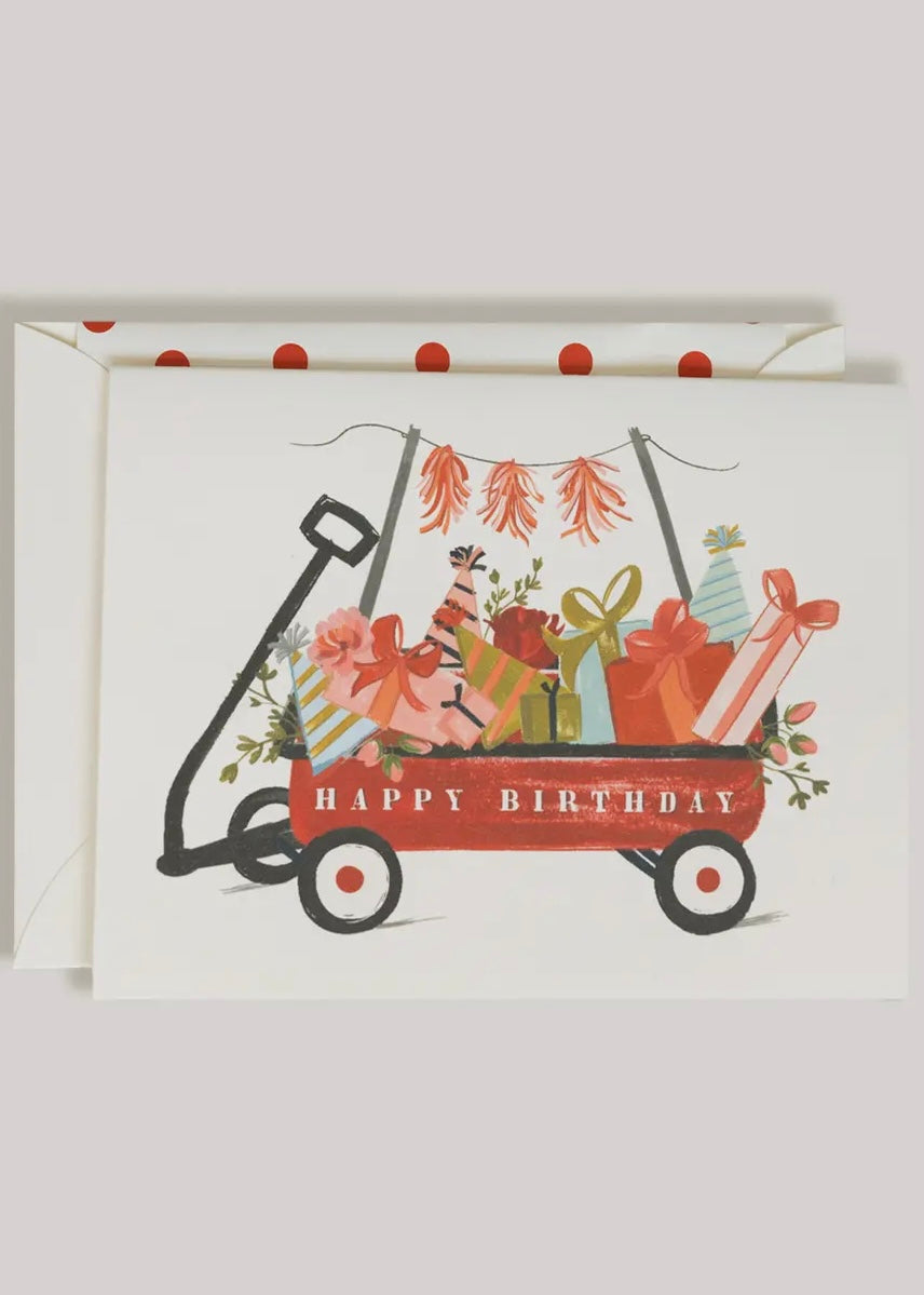 Happy Birthday Wagon Card
