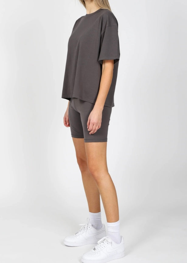Boxy Crew Neck Tee
