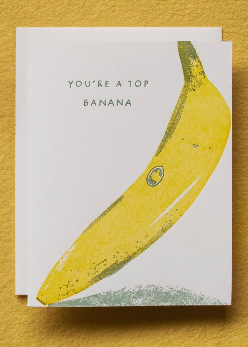 Top Banana Greeting Card