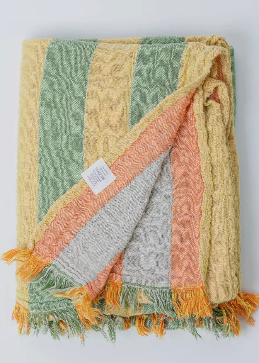 Muslin Striped Turkish Towel