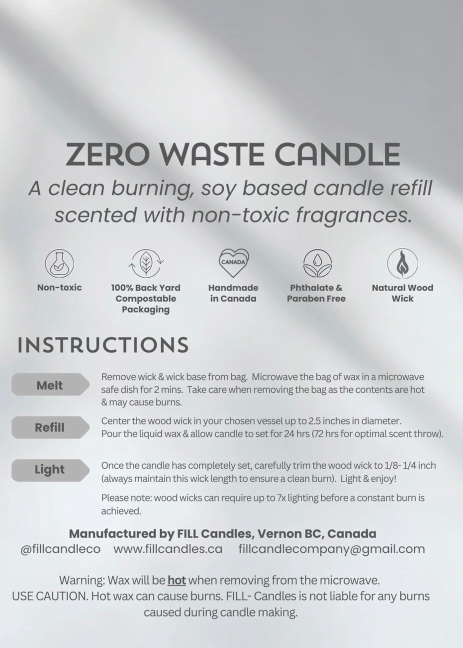 Tranquil Sandalwood Candle Refill