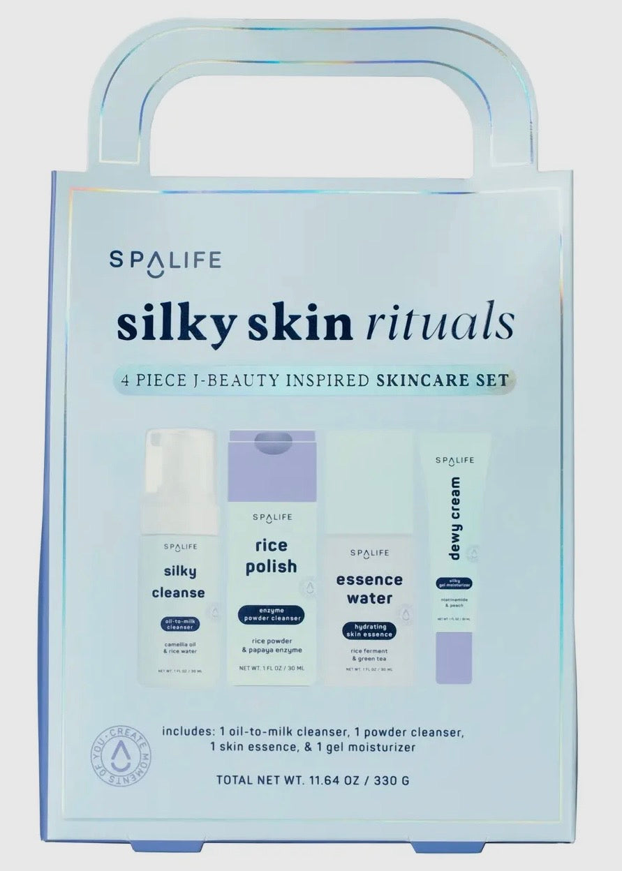 Silky Skin Rituals – 4pc J-Beauty Inspired Skincare Holiday Gift Set