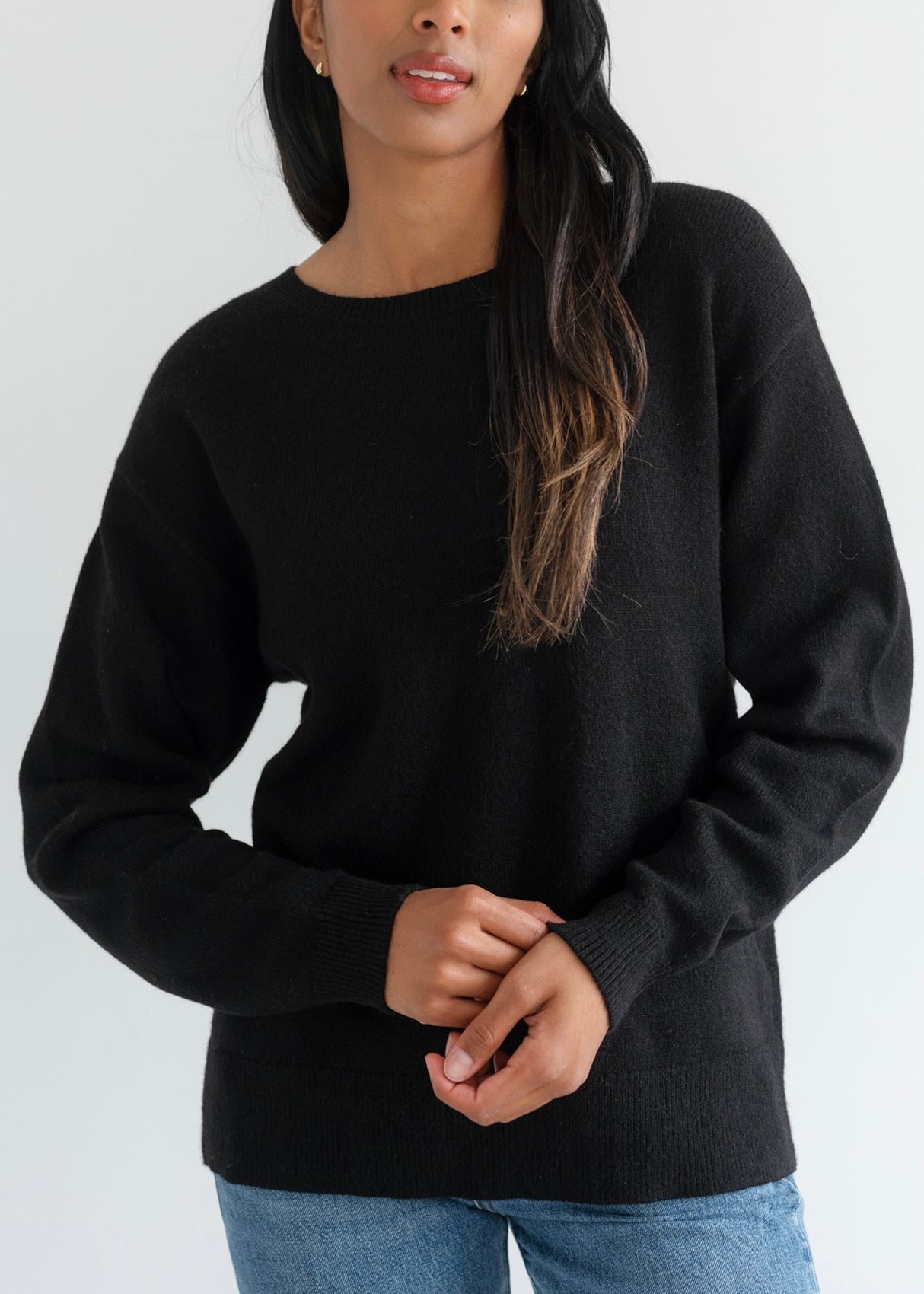 Oversized Knitted Crewneck