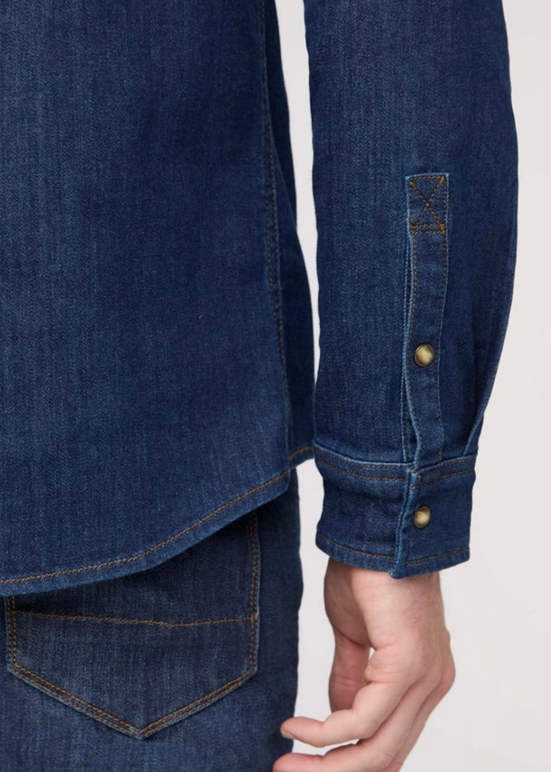 Performance Denim Lite Two-Pocket Shirt - Dark Stone