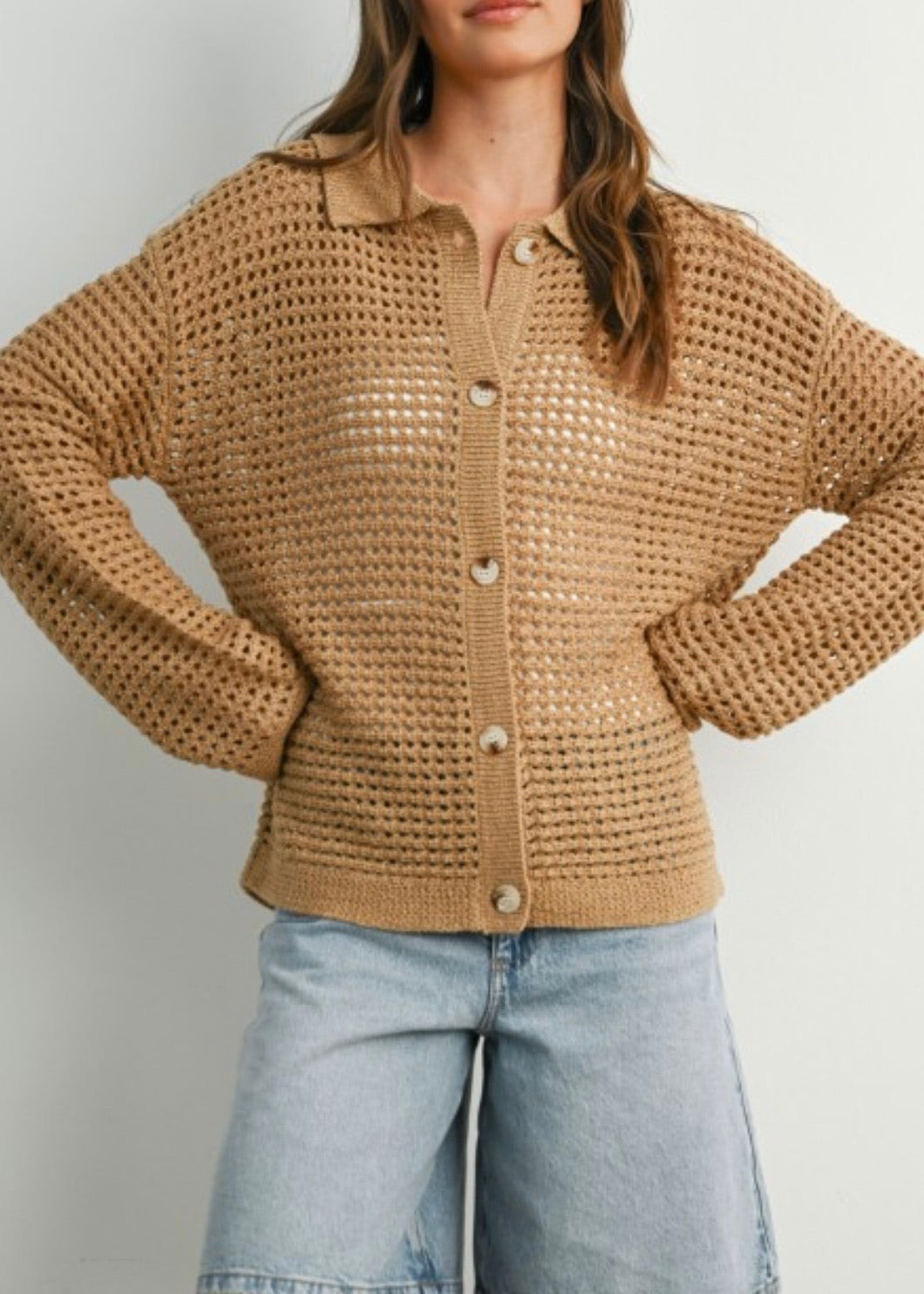 Beca Crochet Cardigan