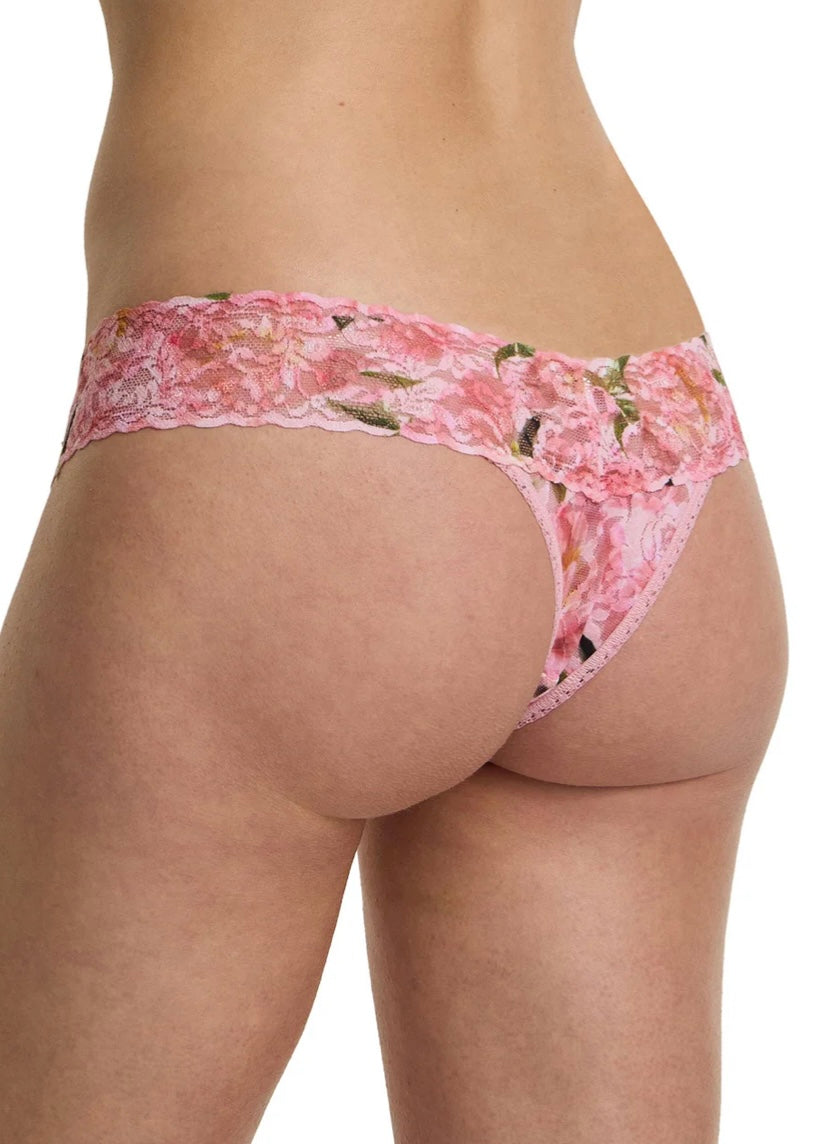 Printed Signature Lace® Thong
