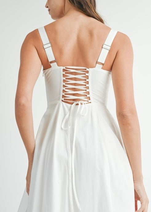 Vi Bustier Midi Dress