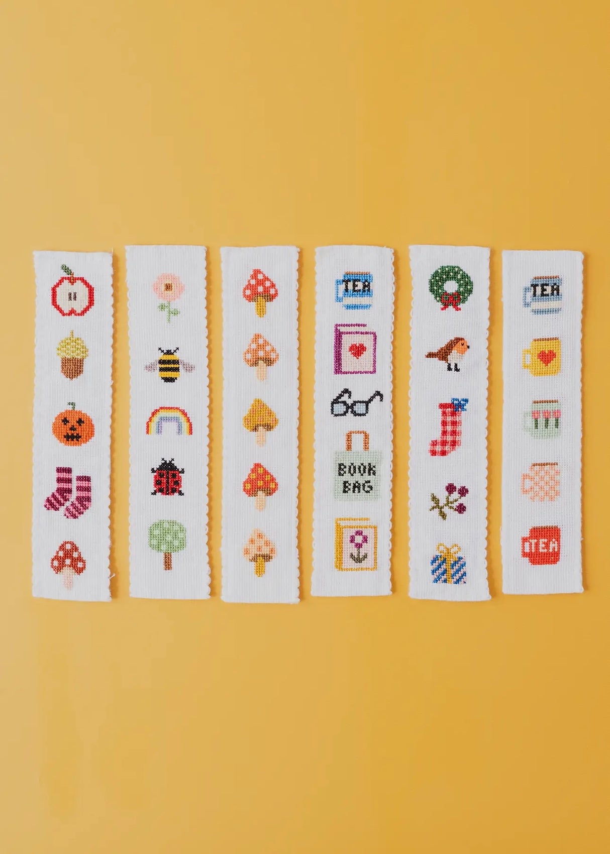 Christmas Counted Cross Stitch Bookmark Kit