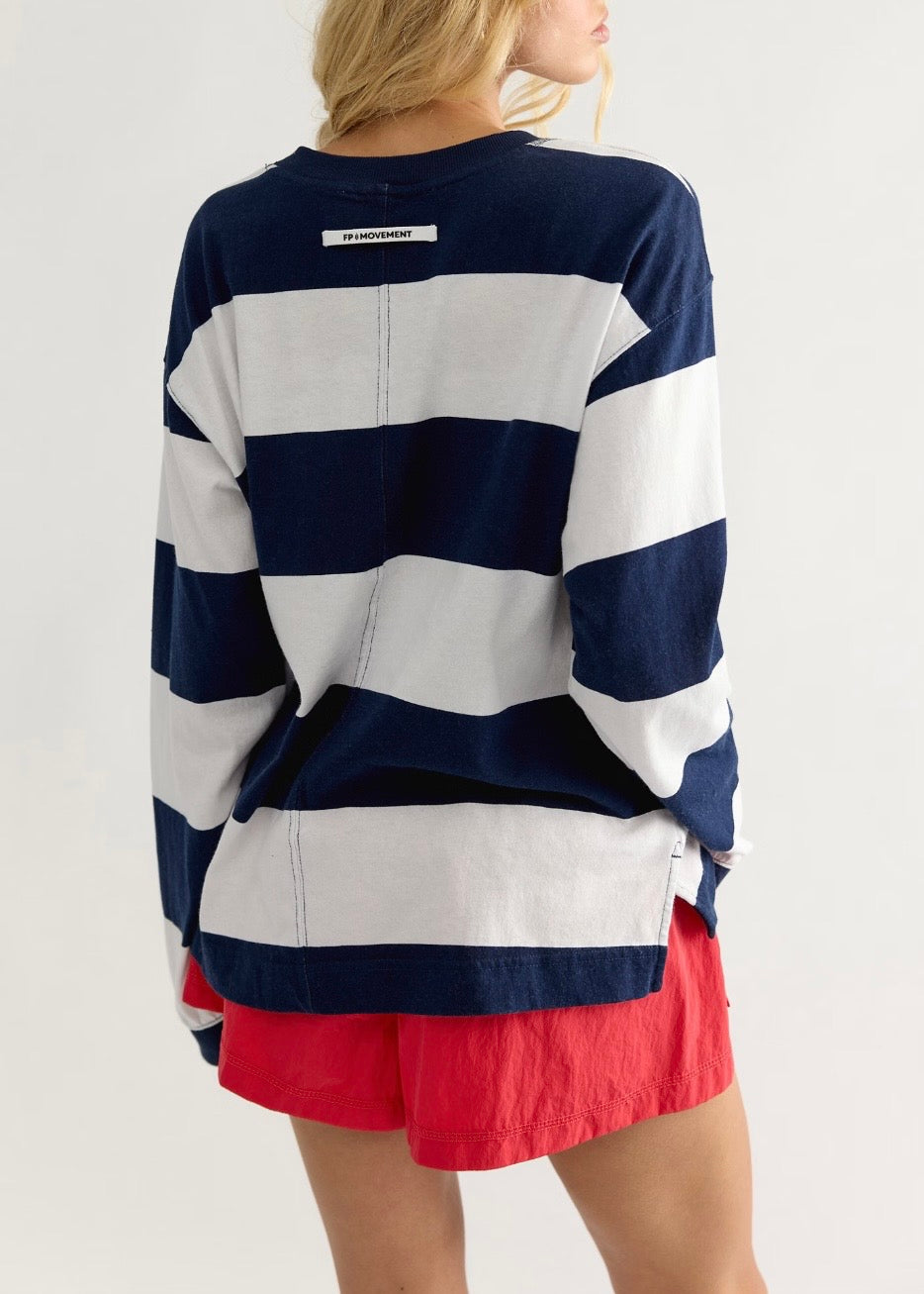 Stripe Hustle Layering Tee