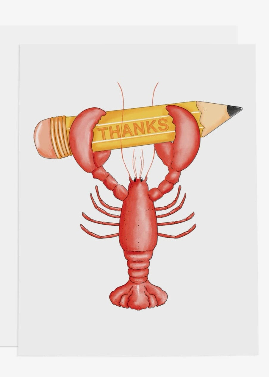 Lobster Thanks Card