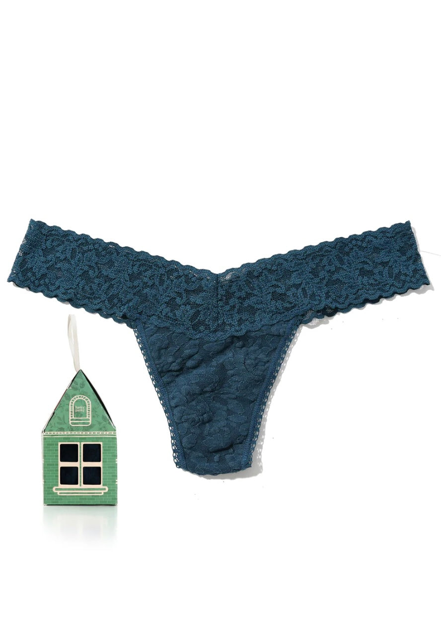 Signature Lace® Gingerbread House Deep Waters Blue