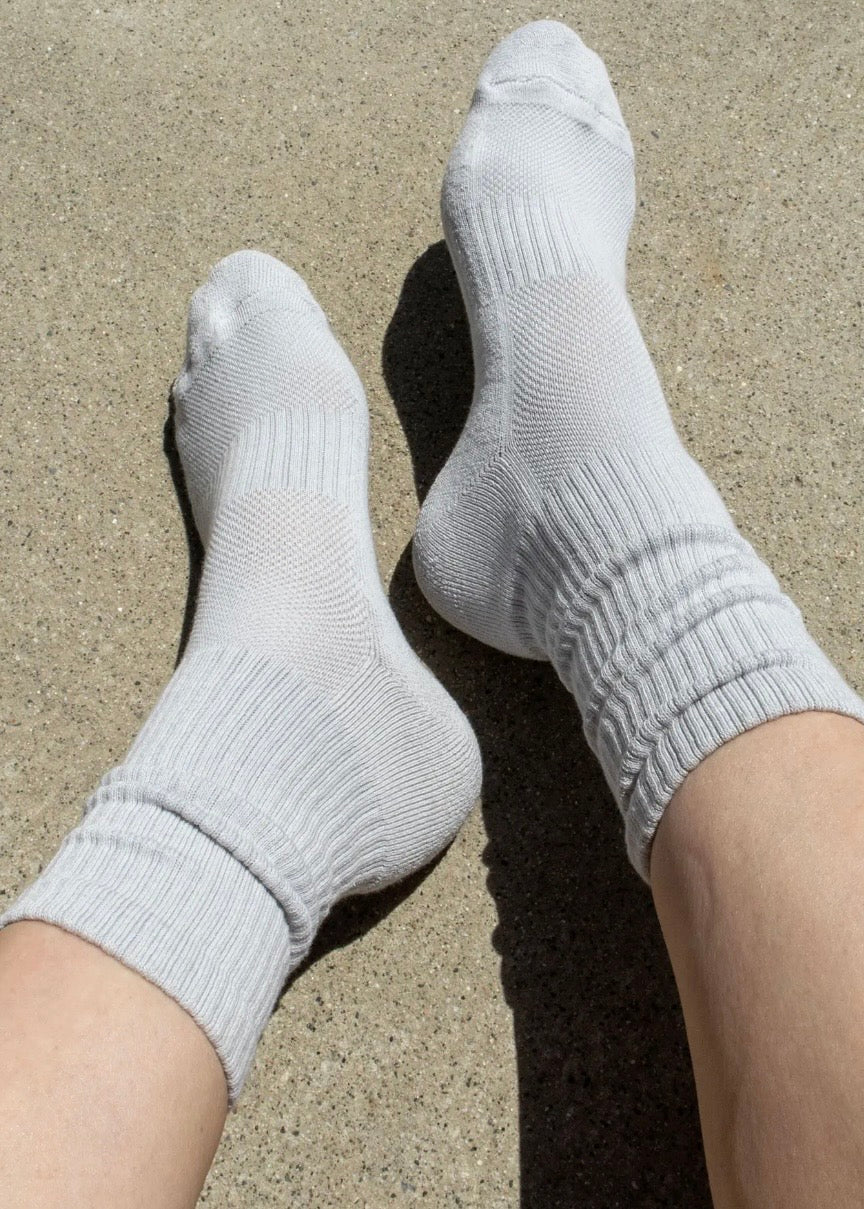 Ribbed Sport Gym Crew Socks