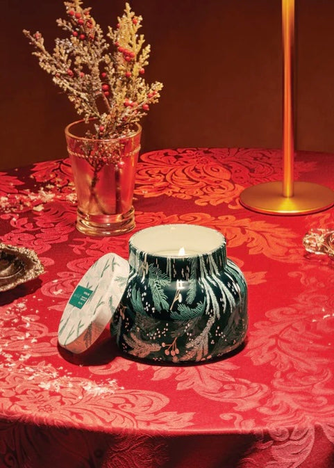Crystal Pine Holiday Pattern Play Signature Candle