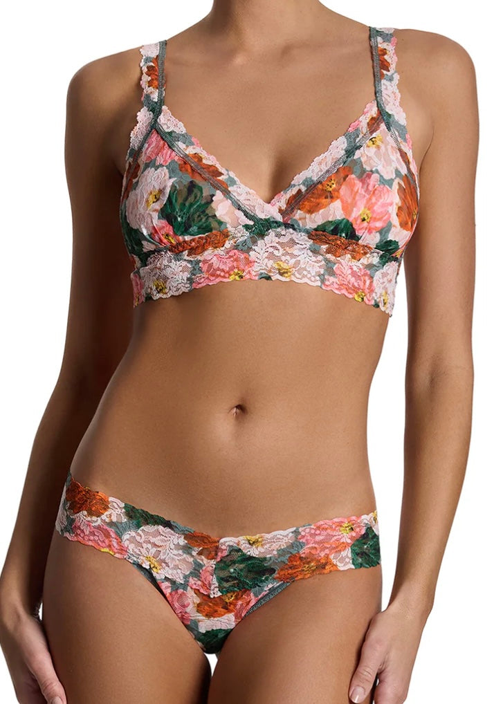 Signature Lace Printed Thong