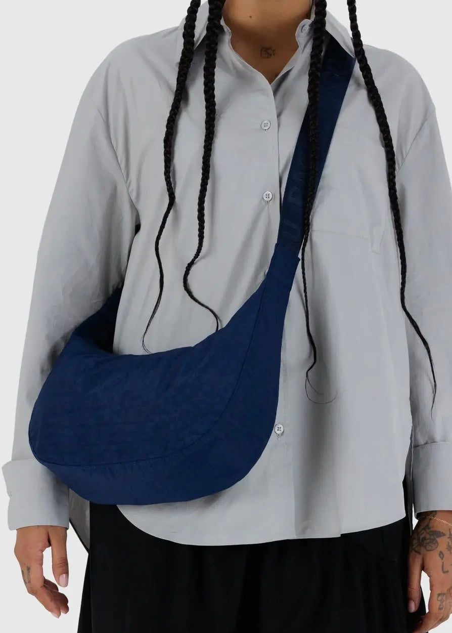 Medium Nylon Crescent Bag