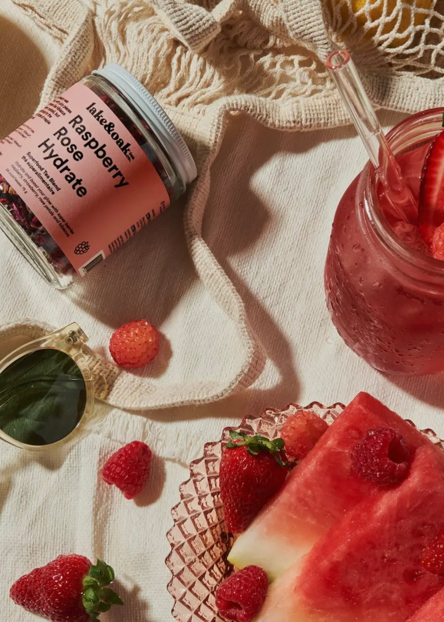 Raspberry Rose Hydrate - Superfood Tea Blend