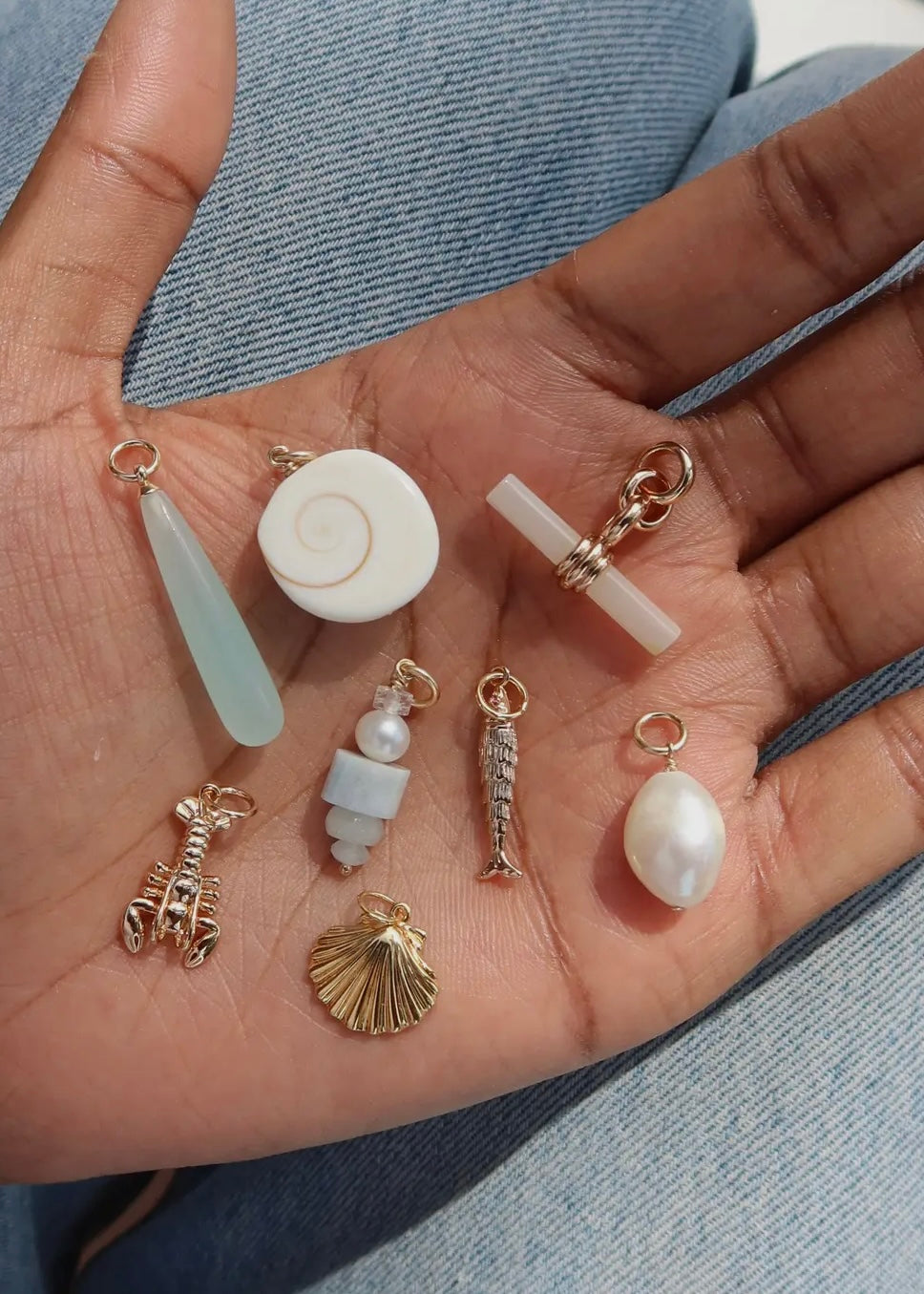 Ethel Gemstone Toggle Charm