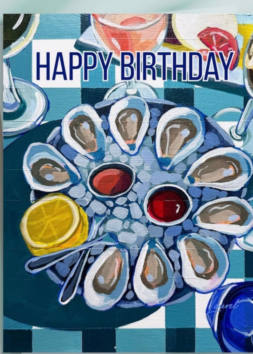 Wine and Oysters Card