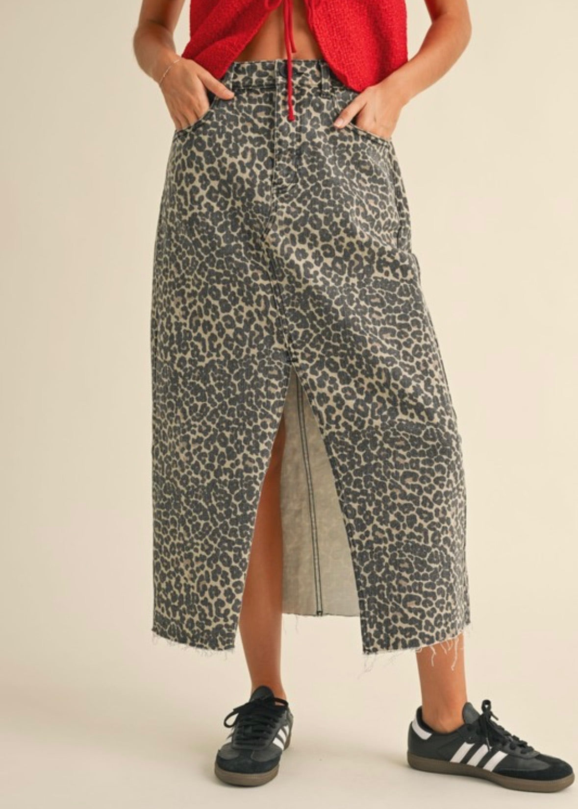 Alexa Leopard Skirt