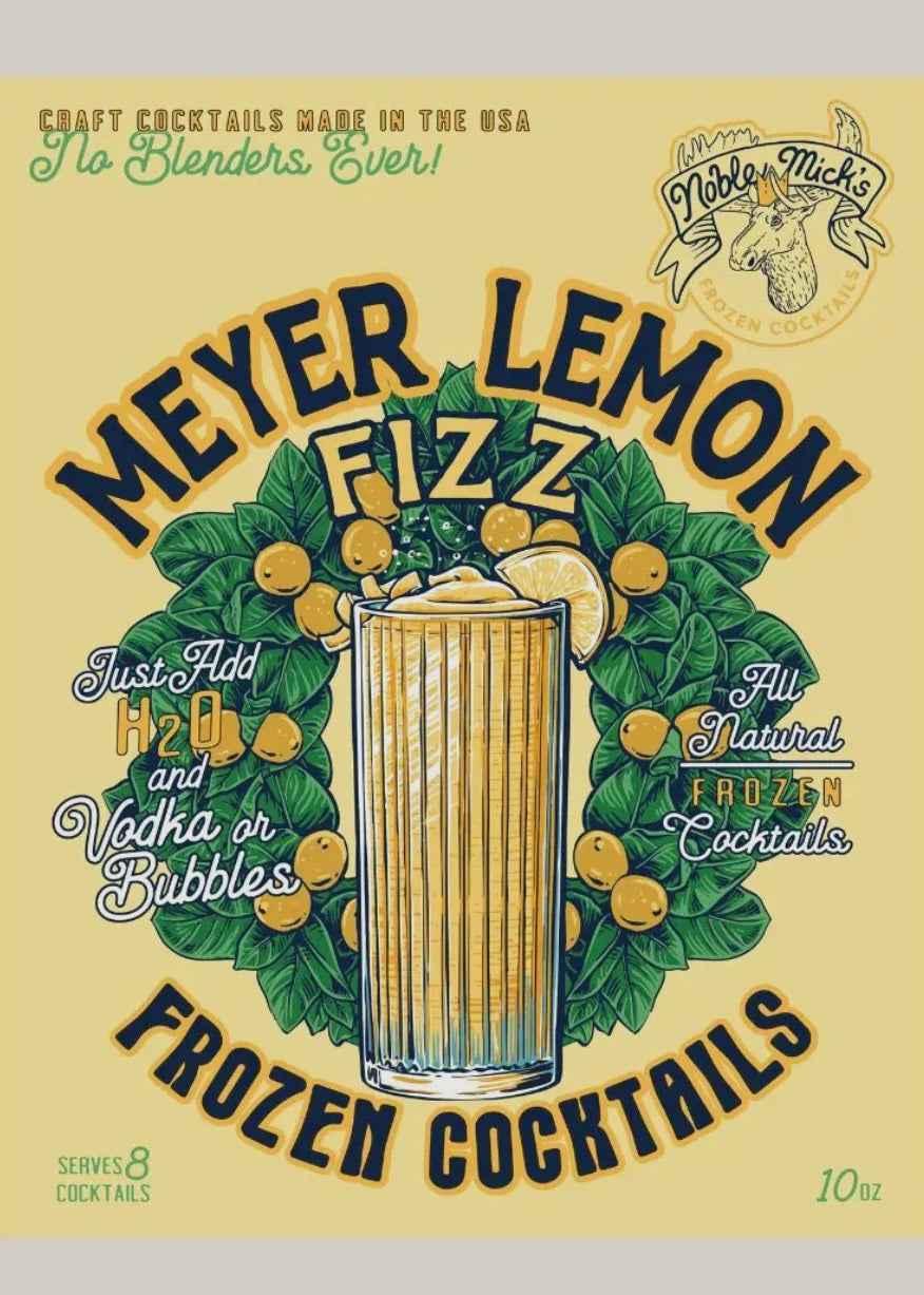 Meyer Lemon Fizz Frozen Cocktail